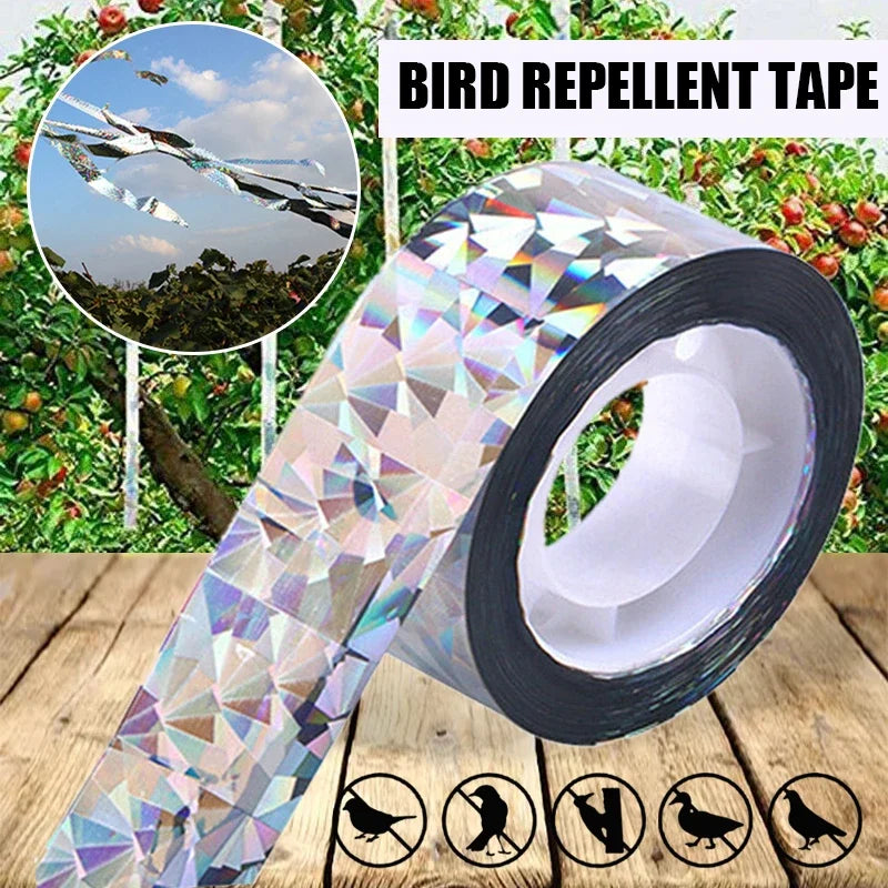80M Reflective Bird Scarer Tape | Double-Sided Flash Ribbon