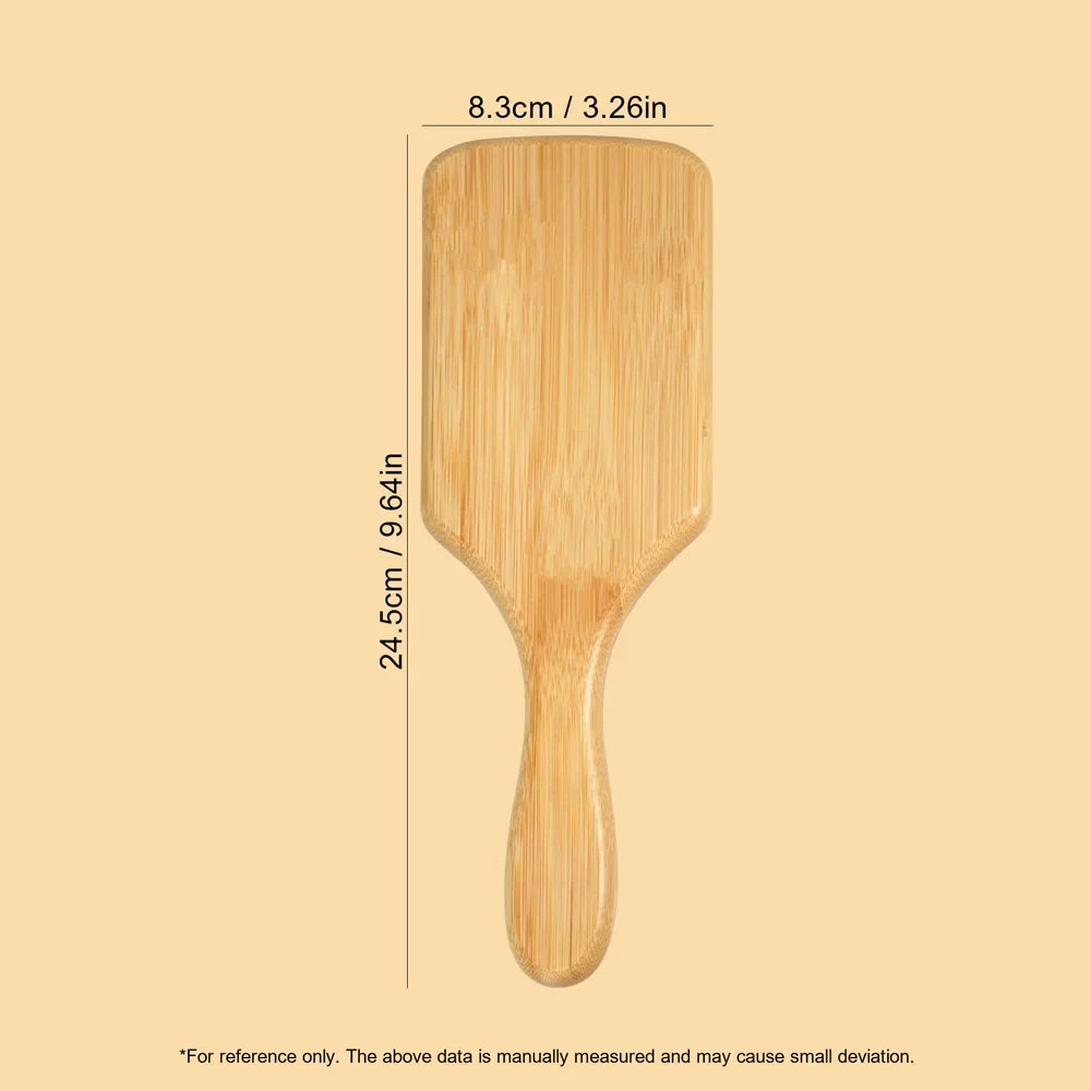Natural Bamboo Air Cushion Hair Brush – Anti-Static Massage Comb