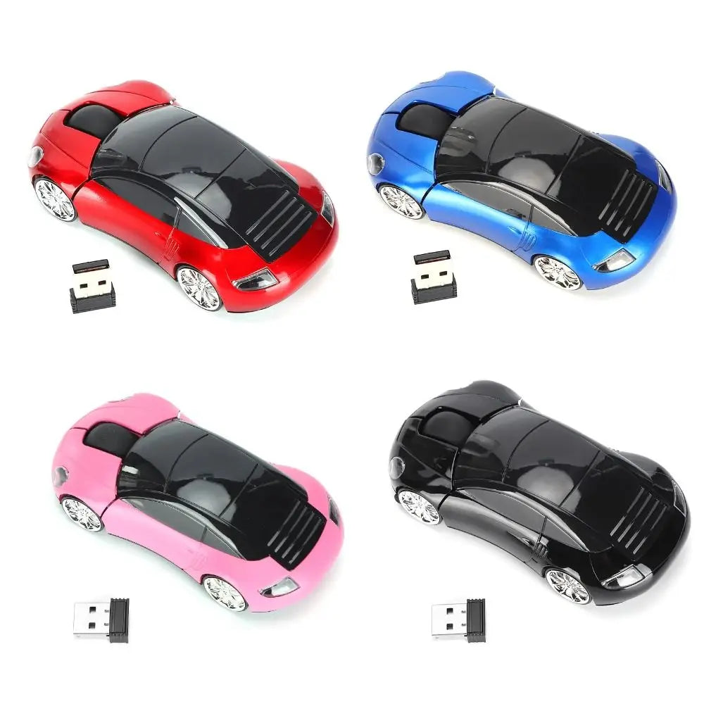 Sports Car Wireless Mouse 2.4GHz 1600DPI – USB for PC & Laptop