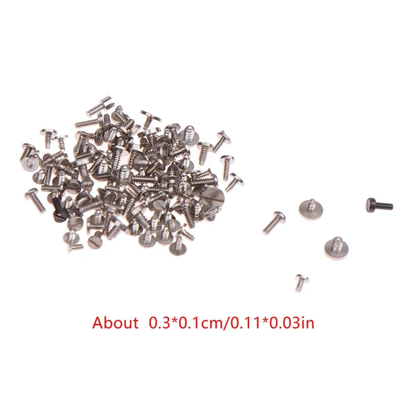 100Pcs Precision Mixed Watch Screws – Watchmaker Repair Kit