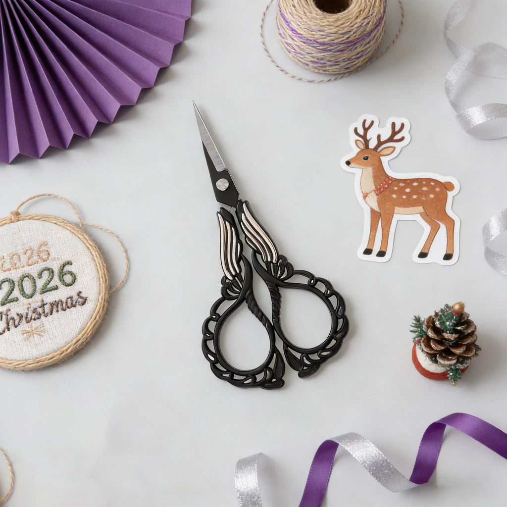 Folding Pocket Knife & Embroidery Scissors – Vintage Craft Shears