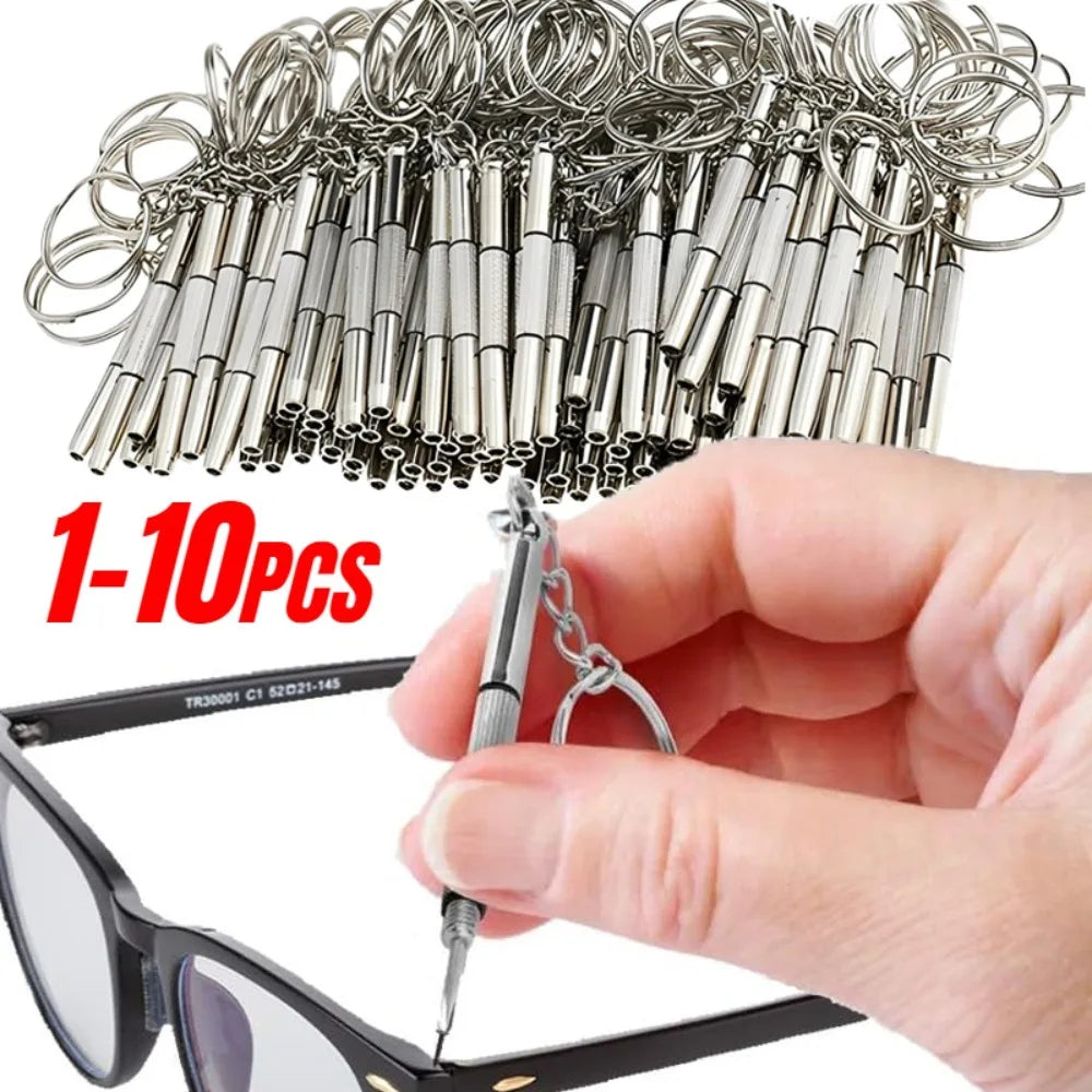 Precision Eyeglass & Watch Repair Screwdriver Kit | Keychain