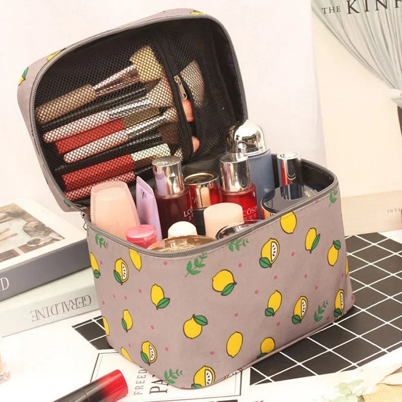 Large Waterproof Makeup Bag – Women's Travel Cosmetic Organizer