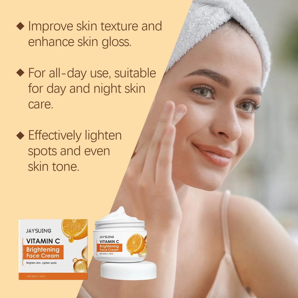 Vitamin C Brightening Face Cream – Moisturize & Reduce Dullness
