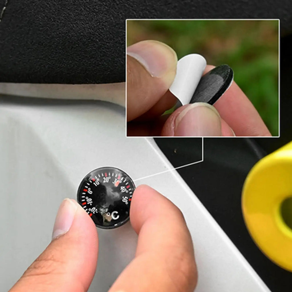 Car Thermograph Mechanical Portable Small Temperature Gauge Window RV