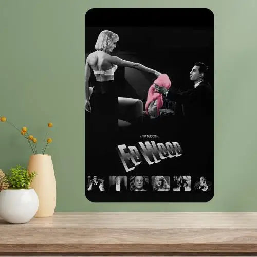 Ed Wood Classic Movie Metal Poster Sign – Retro Wall Decor