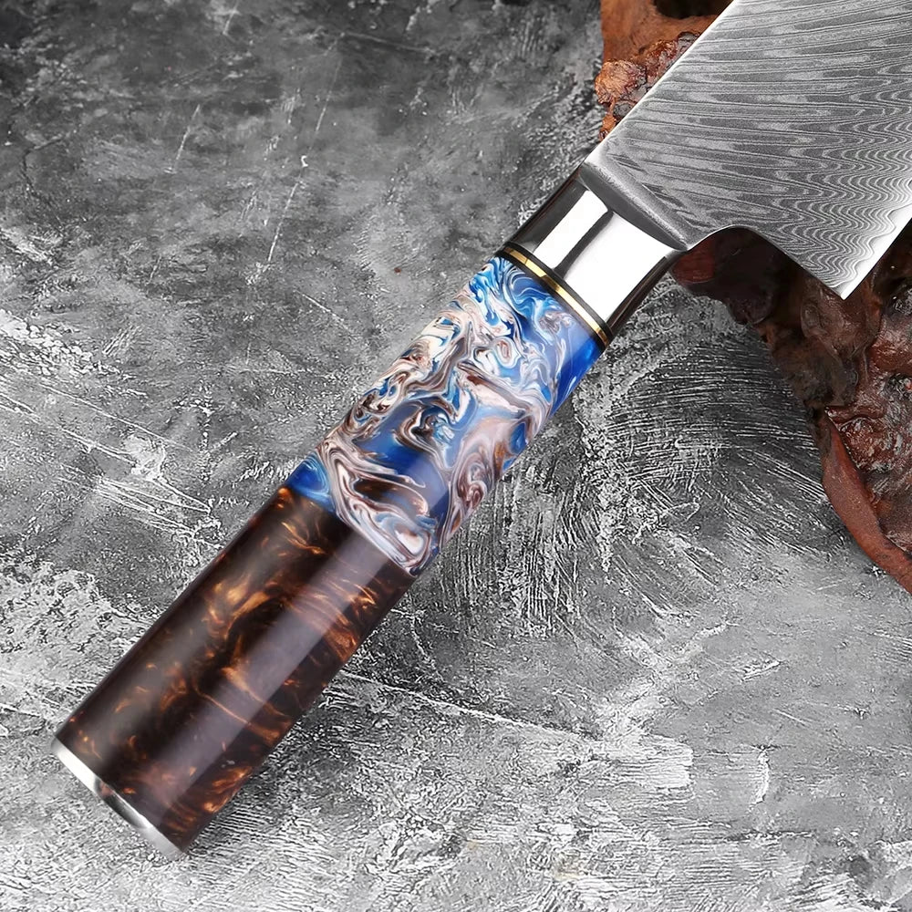 XITUO Damascus Steel Chef Knife Set | VG10 Japanese Kitchen Knives