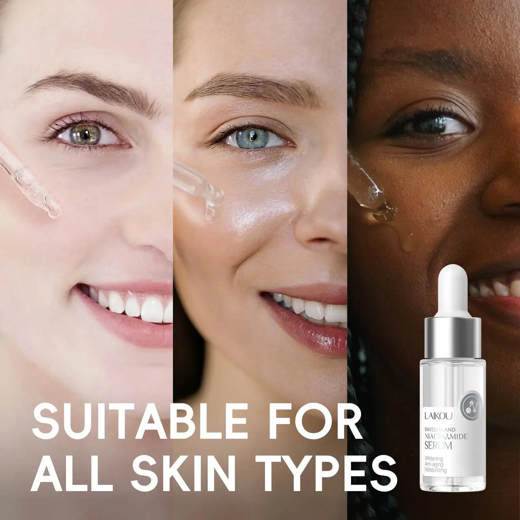 LAIKOU Niacinamide Face Serum 17ml – Hyaluronic Acid & Ginseng