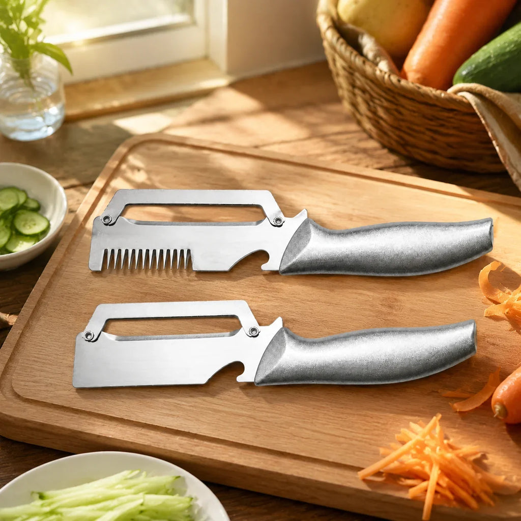 Stainless Steel Vegetable Peeler & Bottle Opener | Kitchen Tool