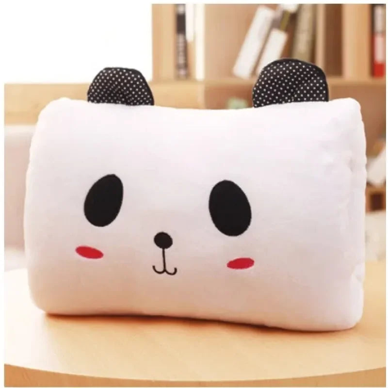 Cartoon Cute Hand Warmer Pillow Warm Cover Cylinder Cushion Women