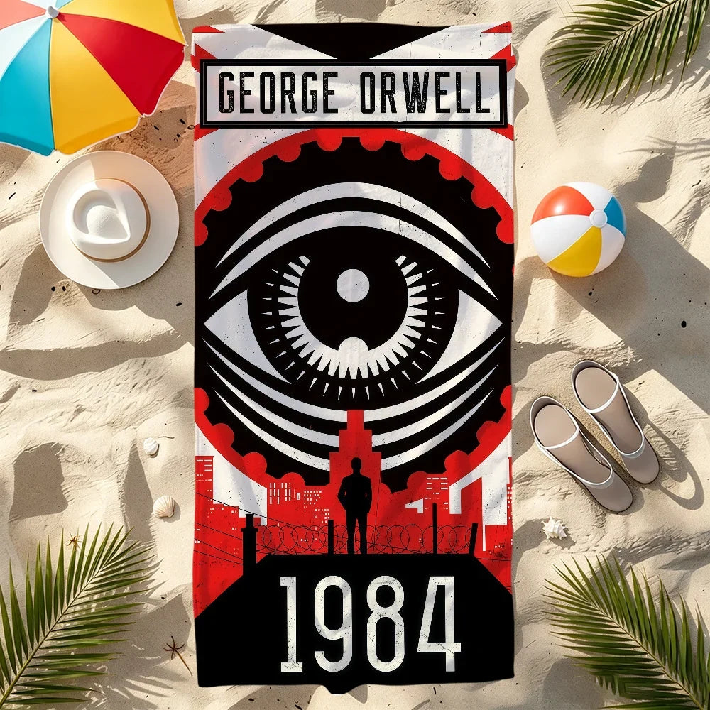 1984 George Orwell Quick-Dry Beach Towel | Travel & Pool Towel