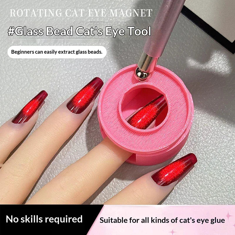 Cat Eye Nail Magnet Tool | DIY Manicure Assist Device