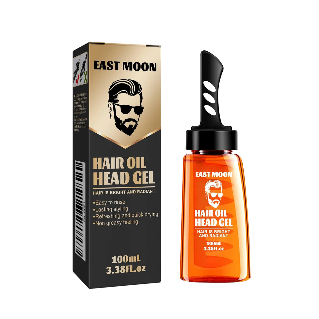 East Moon 2-in-1 Men's Hair Wax Gel & Comb 100ml