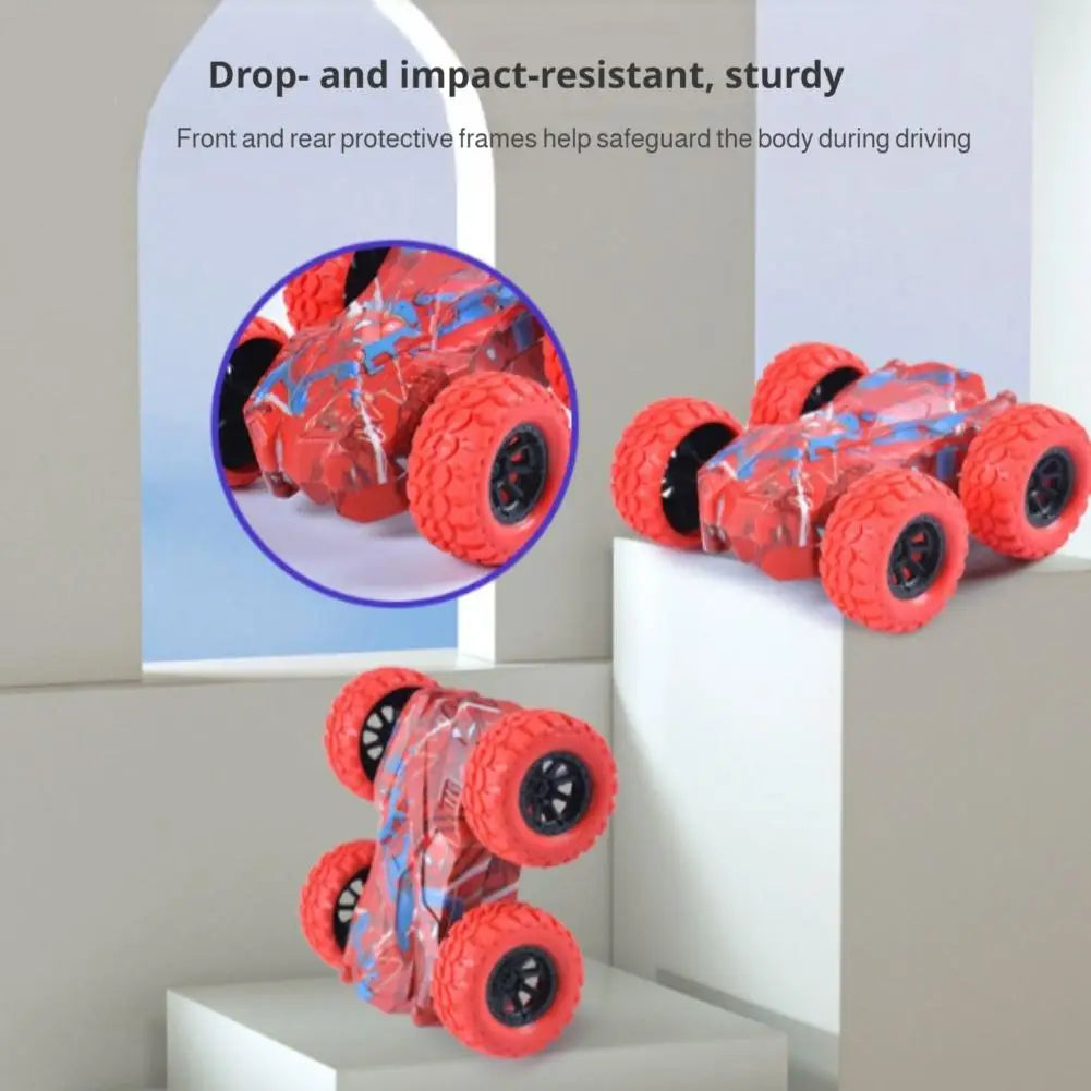 Double-sided Inertia Stunt Car Toy Friction Powered Off-road Vehicle