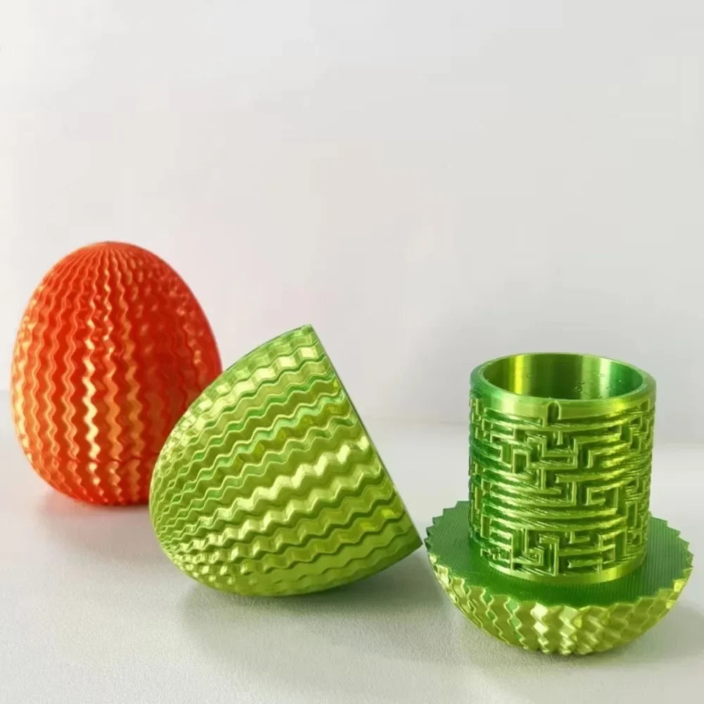 3D Printed Interactive Dragon Egg Creative Money Puzzle Maze Eggs
