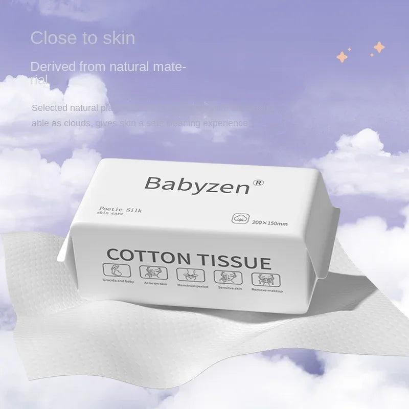 Disposable Face Towels Soft Non-Woven Cotton 50 Pack