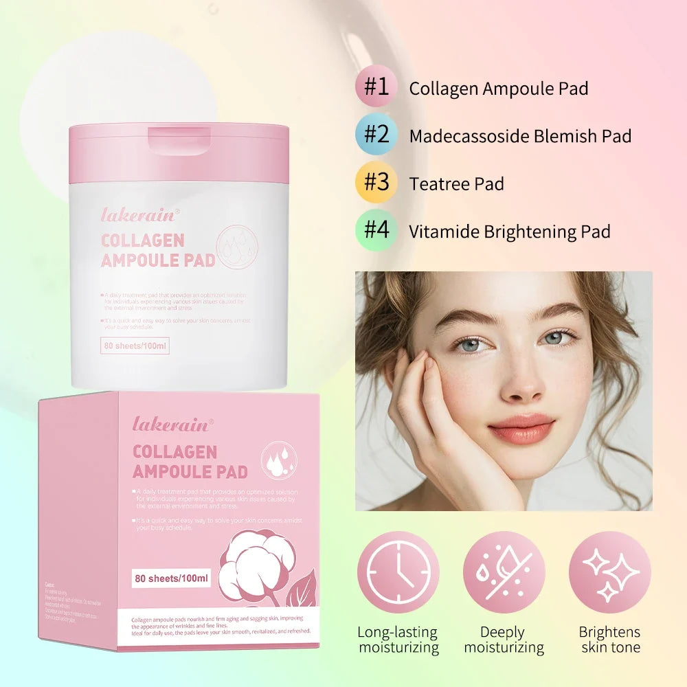 Centella Asiatica Toner Pads – Vegan Cotton Face Pads 60ct