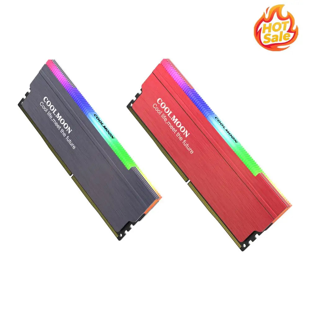 COOLMOON CR-D134S ARGB RAM Heatsink Heat Spreader for PC