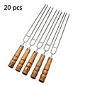 Double Prong BBQ Skewers – U-Shaped Stainless Steel Grilling Forks
