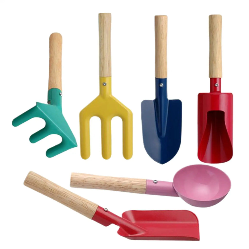 Kids 6-Piece Gardening Tool Set – Portable Digging & Planting Kit