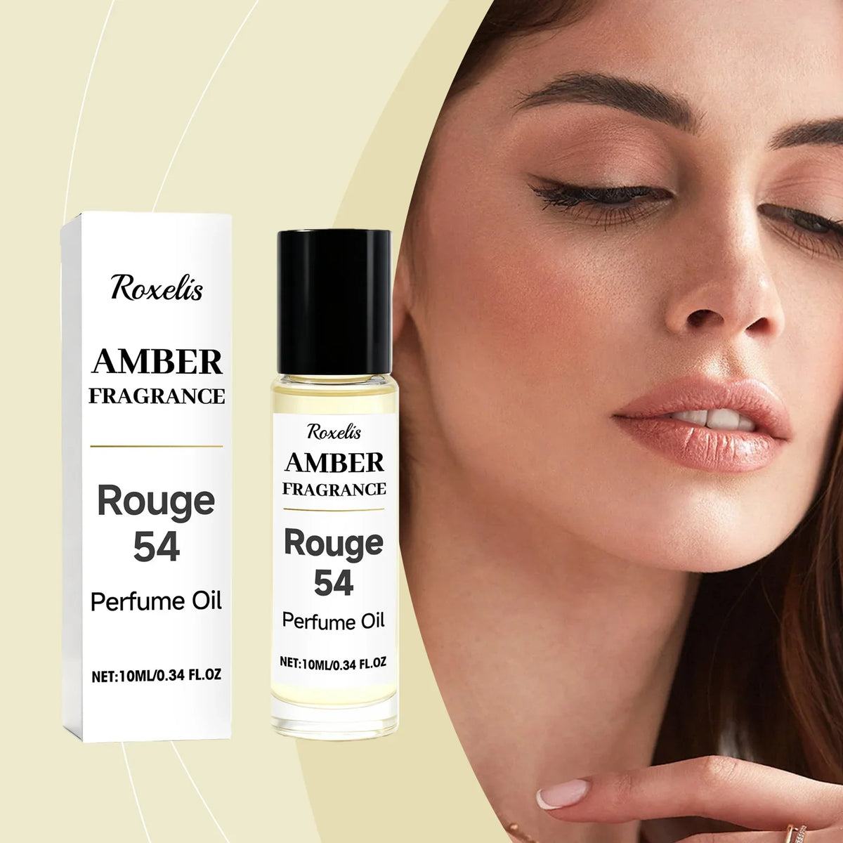 Sweet Amber Roll-On Perfume – Portable Long-Lasting Scent