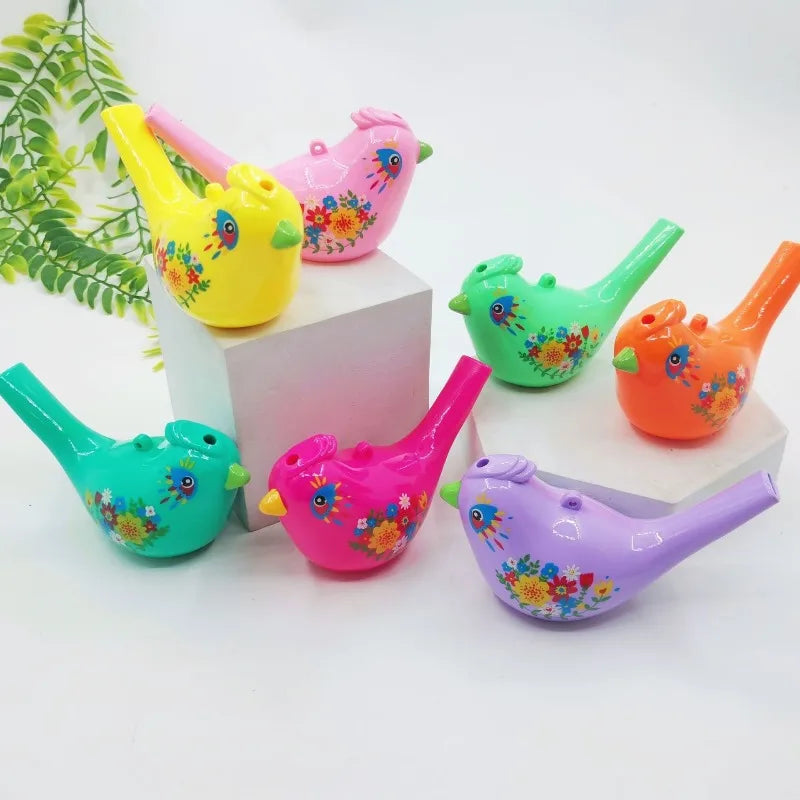 Bird Water Whistle ABS Colorful Pipe Outdoor Team Sports Accessories