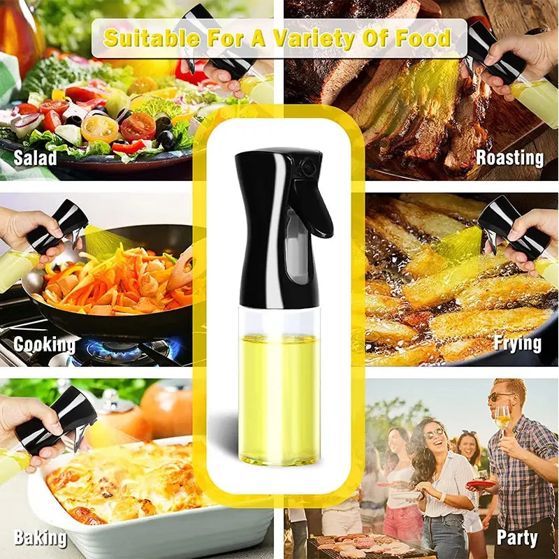 Kitchen Oil Spray Bottle 200/300/500ml | BBQ & Air Fryer
