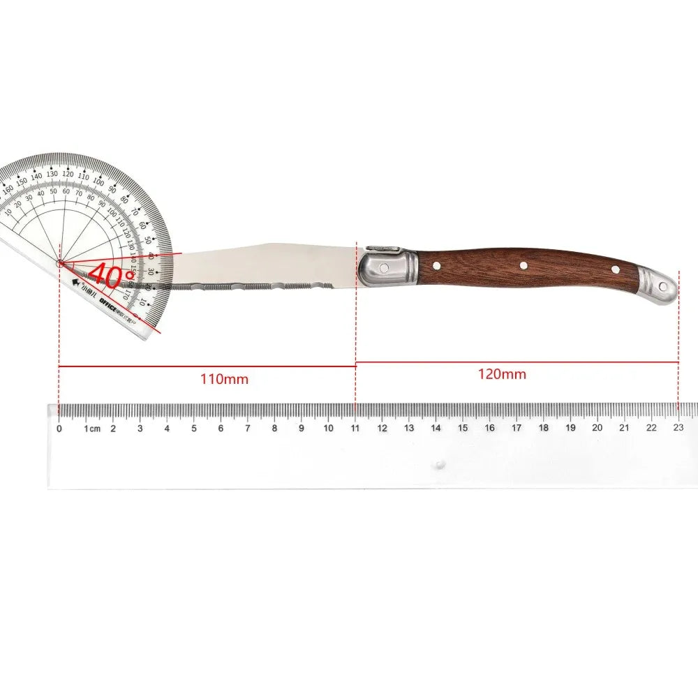 Laguiole Steak Knives & Forks Set – Stainless Steel Cutlery