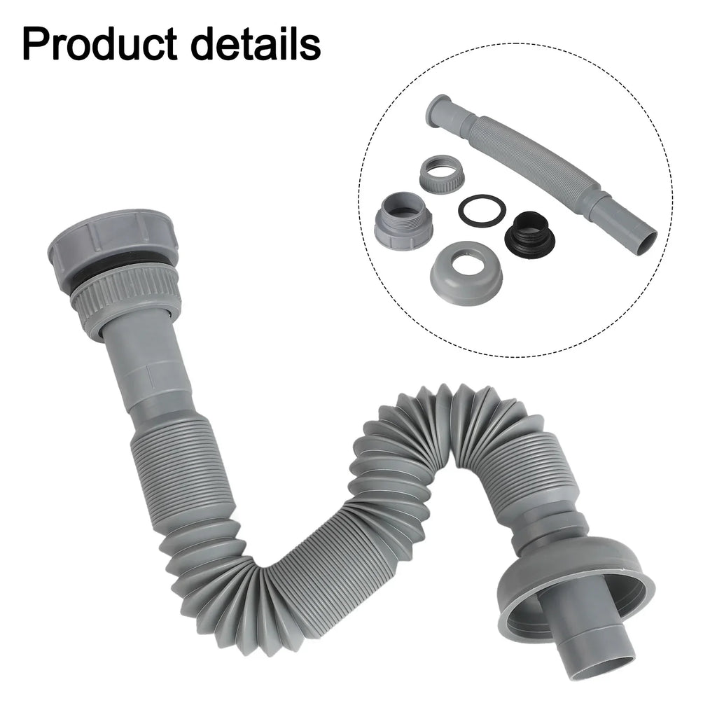 Expandable Sink Drain Pipe 32/45/56mm | ABS Connecting Hose