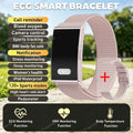 ECG Smart Bracelet Heart Rate Sleep 5ATM Waterproof Fitness Watch