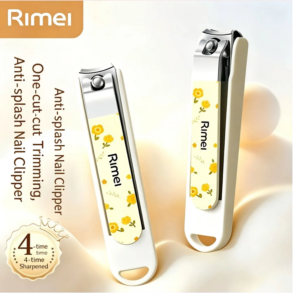 Anti-Splash Stainless Steel Nail Clippers | Manicure Tool