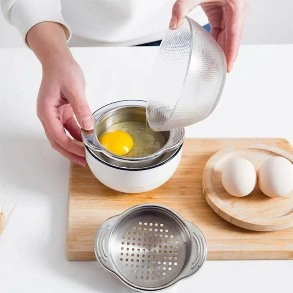 Stainless Steel Food Can Strainer Sieve Tuna Press Lids Oil Drainer