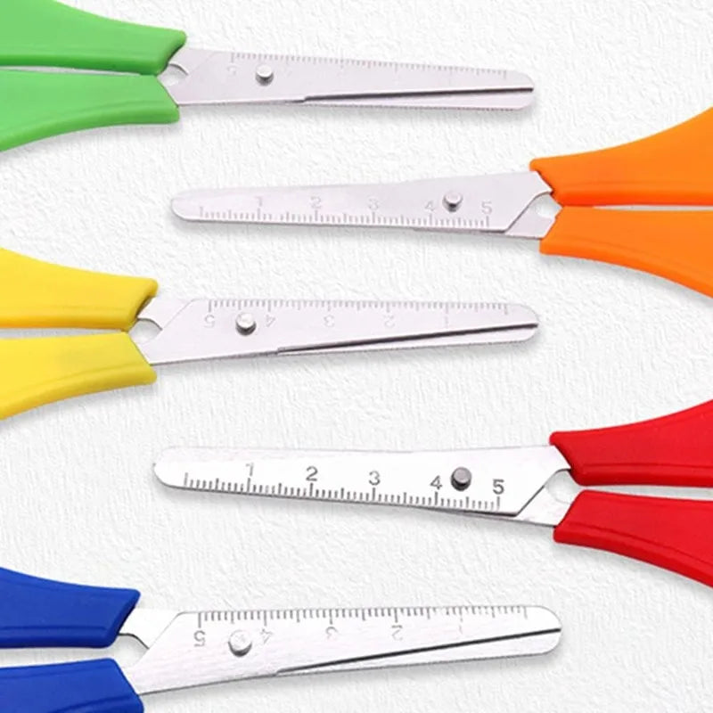 12-Pack Children's Safety Scissors with Centimeter Scale
