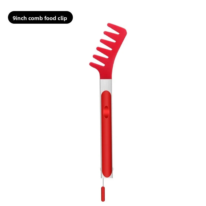 9-Inch Silicone Food Tongs – Heat-Resistant & Non-Stick BBQ