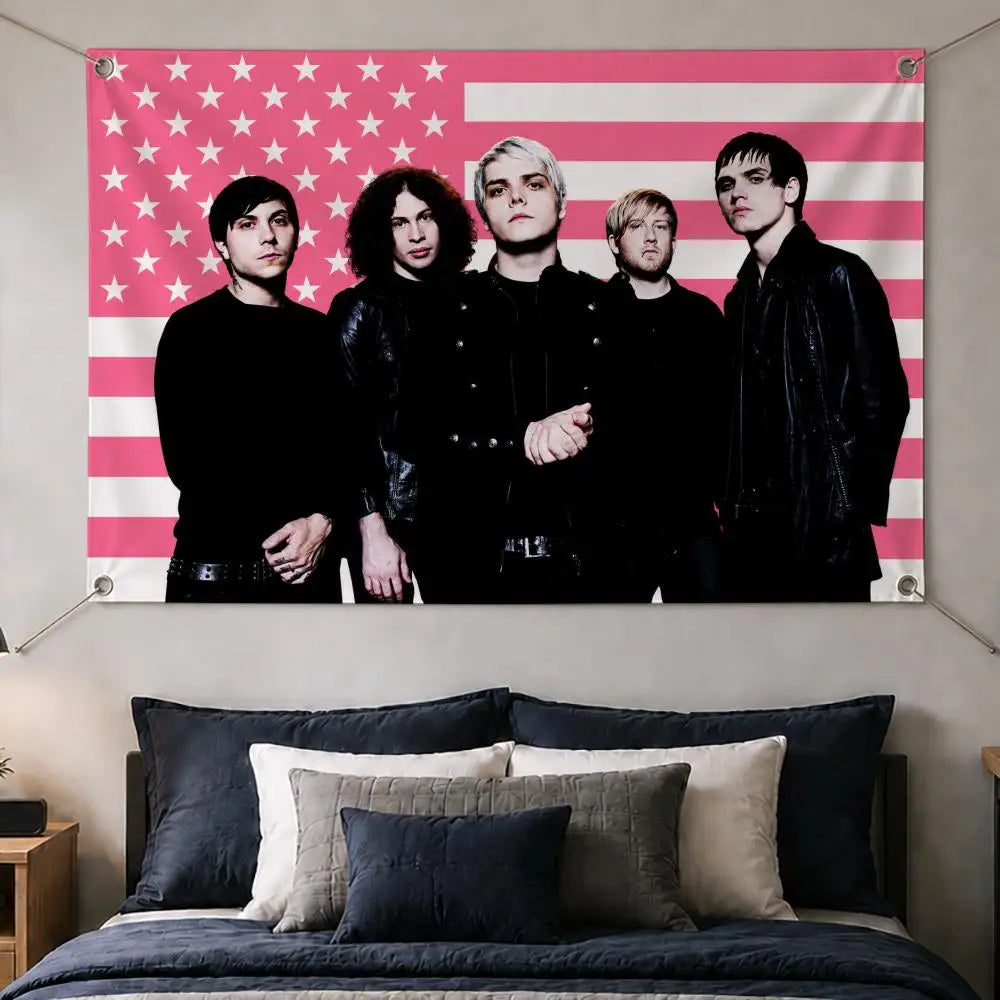 My Chemical Romance Wall Flag Banner – Indoor & Outdoor Decor