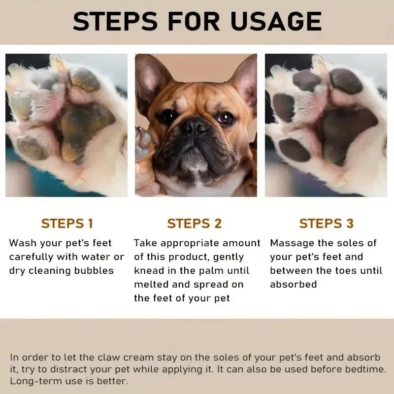 Pet Paw Care Cream Stick – Natural Moisturizer for Dogs & Cats