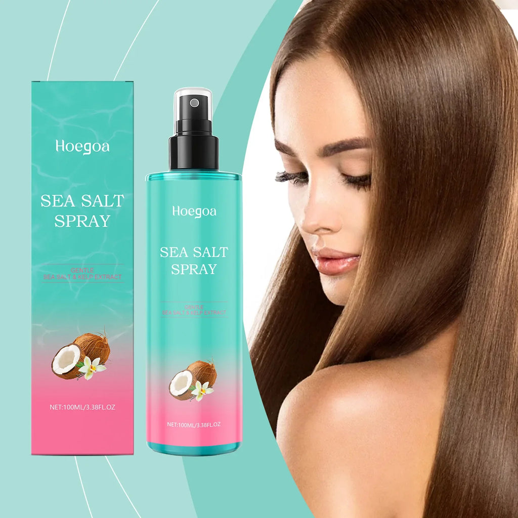 HOEGOA Sea Salt Hair Spray – No Wash, Oil Control & Shine