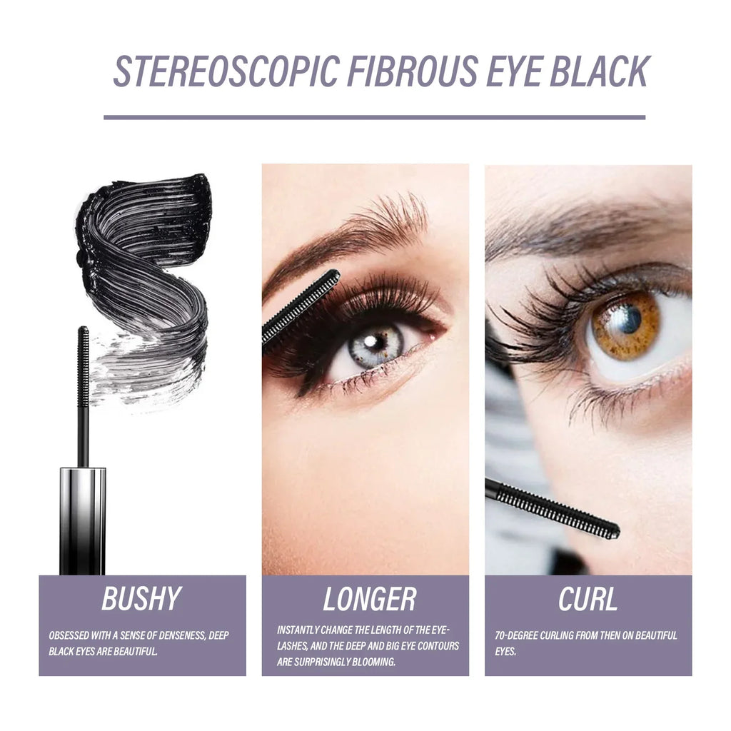 EELHOE 4D Fiber Lash Mascara – Lengthening Waterproof Mascara