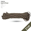 4mm 7-Core Paracord Rope 31m – 280 lb Braided Survival Cord