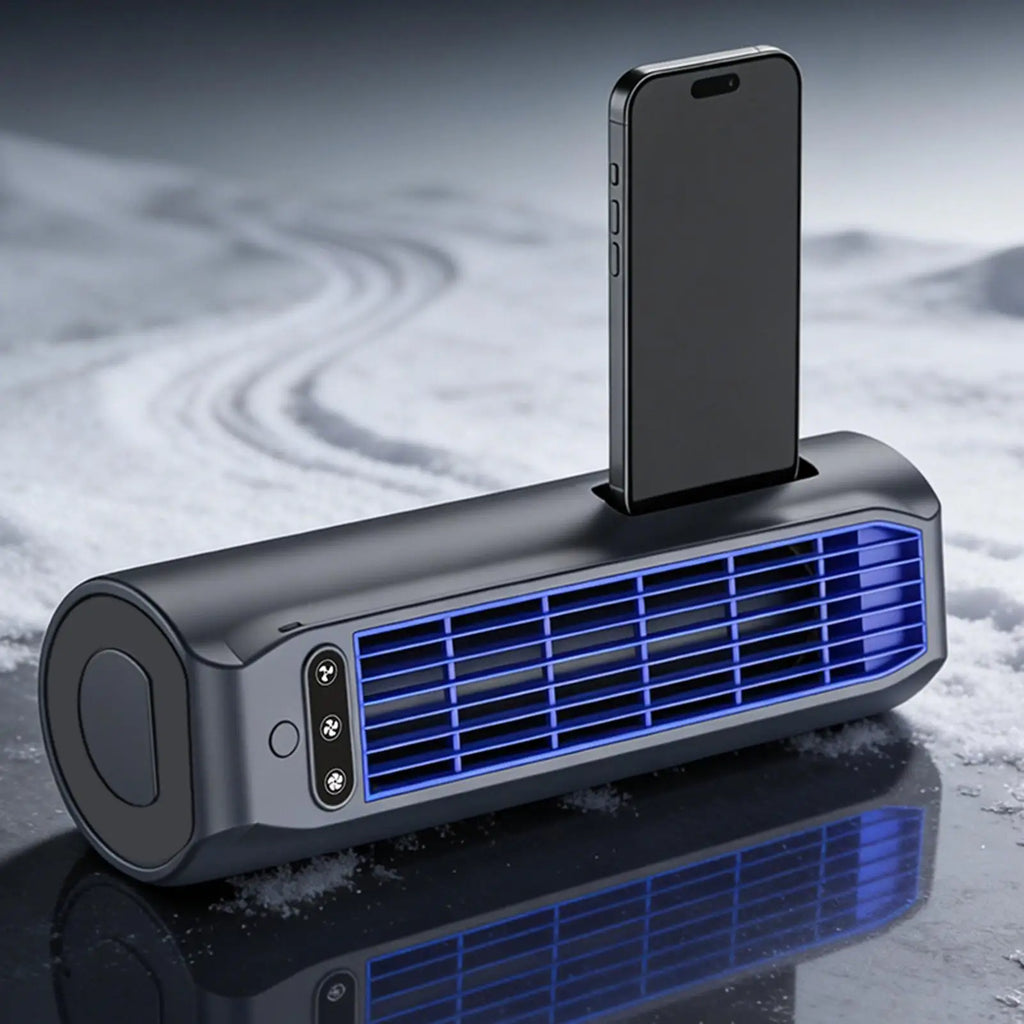 Portable Rechargeable Tower Fan – 3-Speed Silent Desktop Cooler