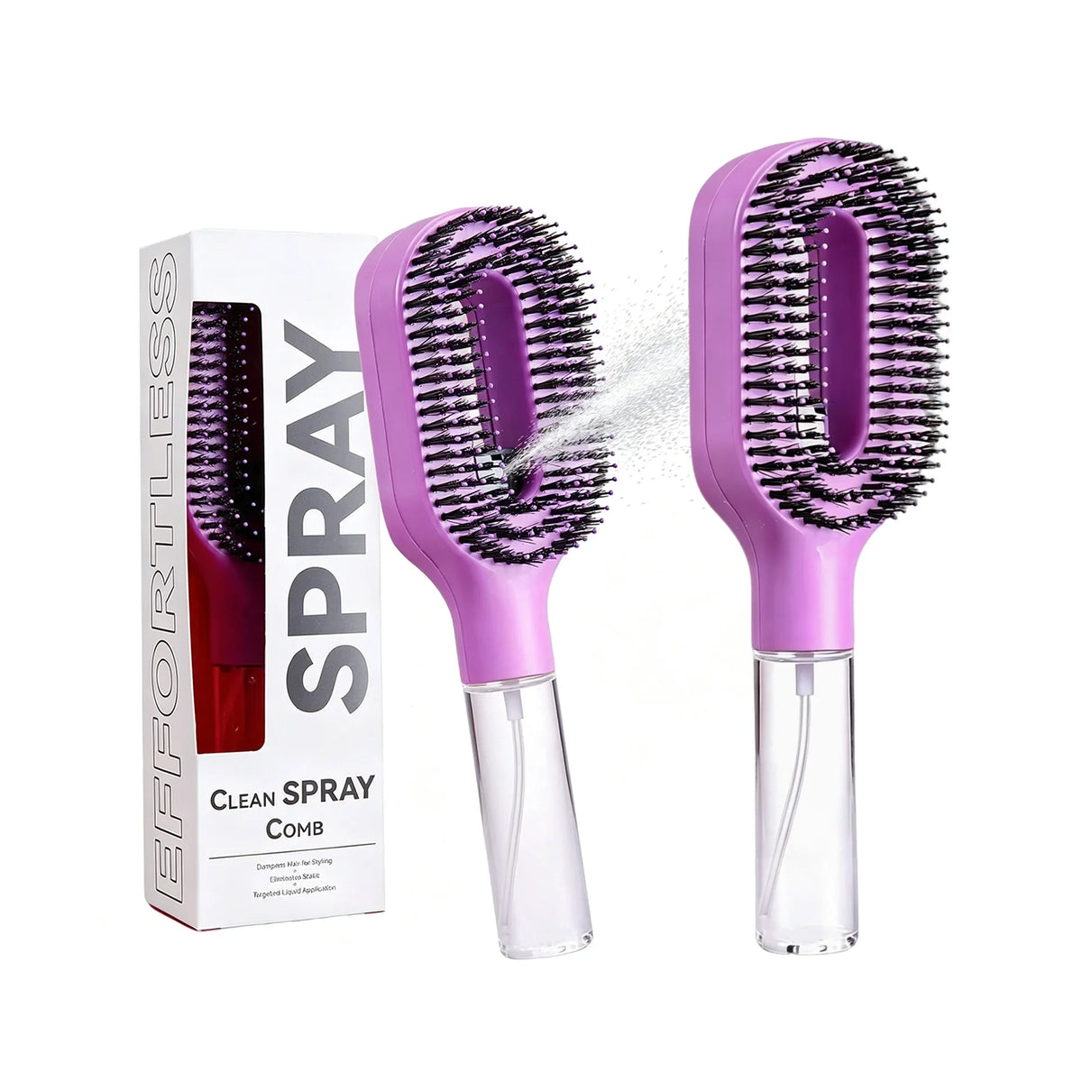 2-in-1 Spray Bottle Comb | Scalp Massage & Styling