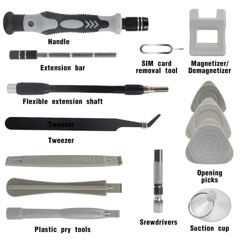 115-in-1 Precision Screwdriver Set | Magnetic Repair Tool Kit