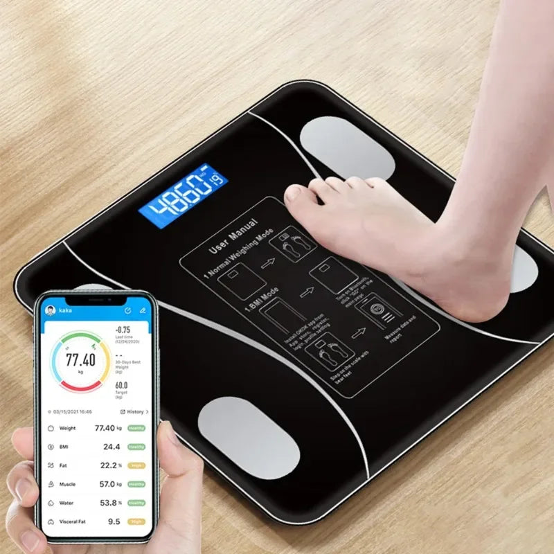 Smart Digital Body Weight & Body Fat Scale | Bluetooth