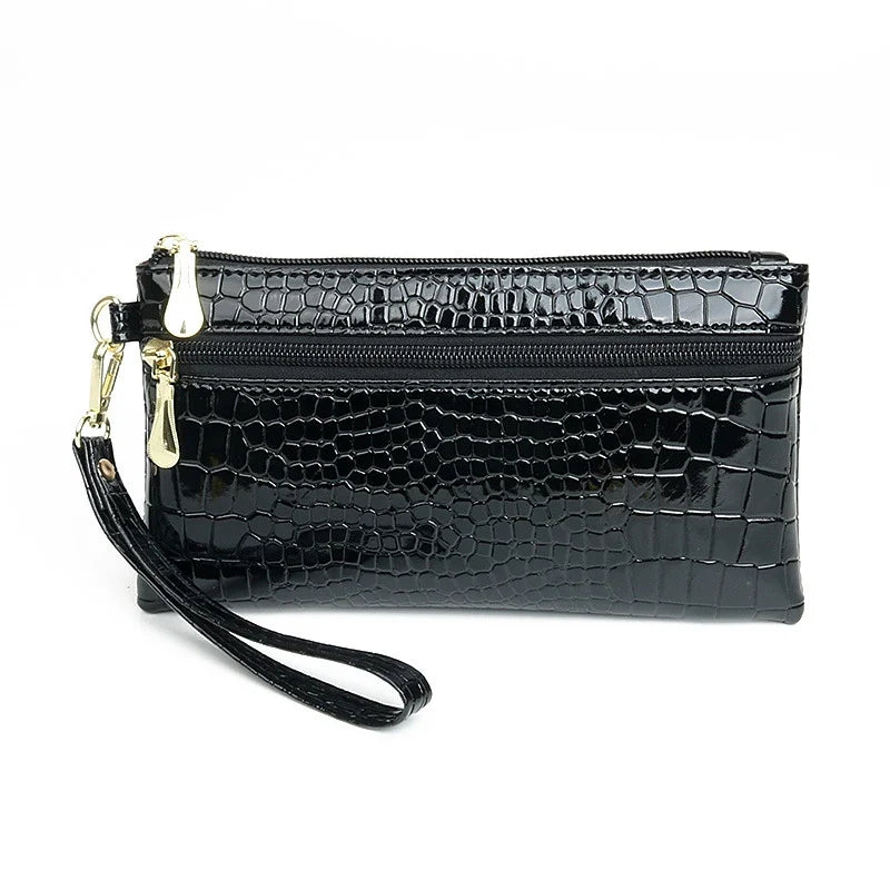 Women's PU Leather Coin Purse | Small Wrist Clutch Wallet