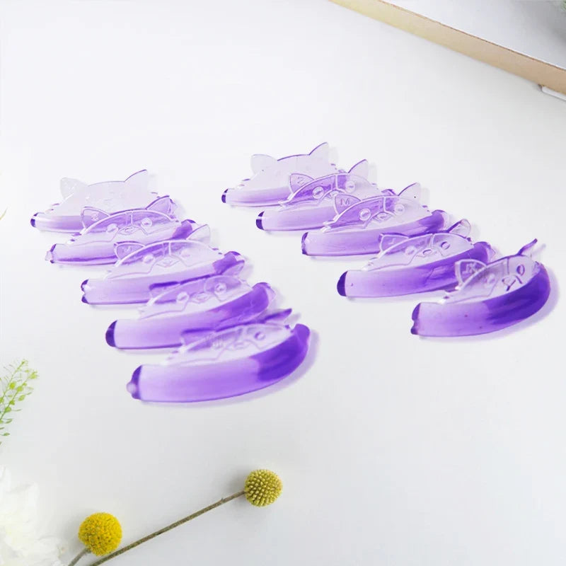 5 Pairs C Curl Silicone Lash Lift Pads Sticky Eyelash Perm Rods