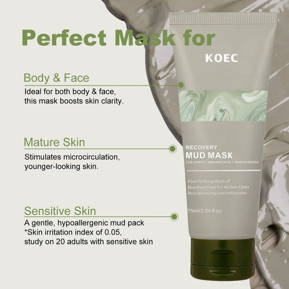 Repair Volcanic Mud-applied Facial Mask Cleansing Moisturizing
