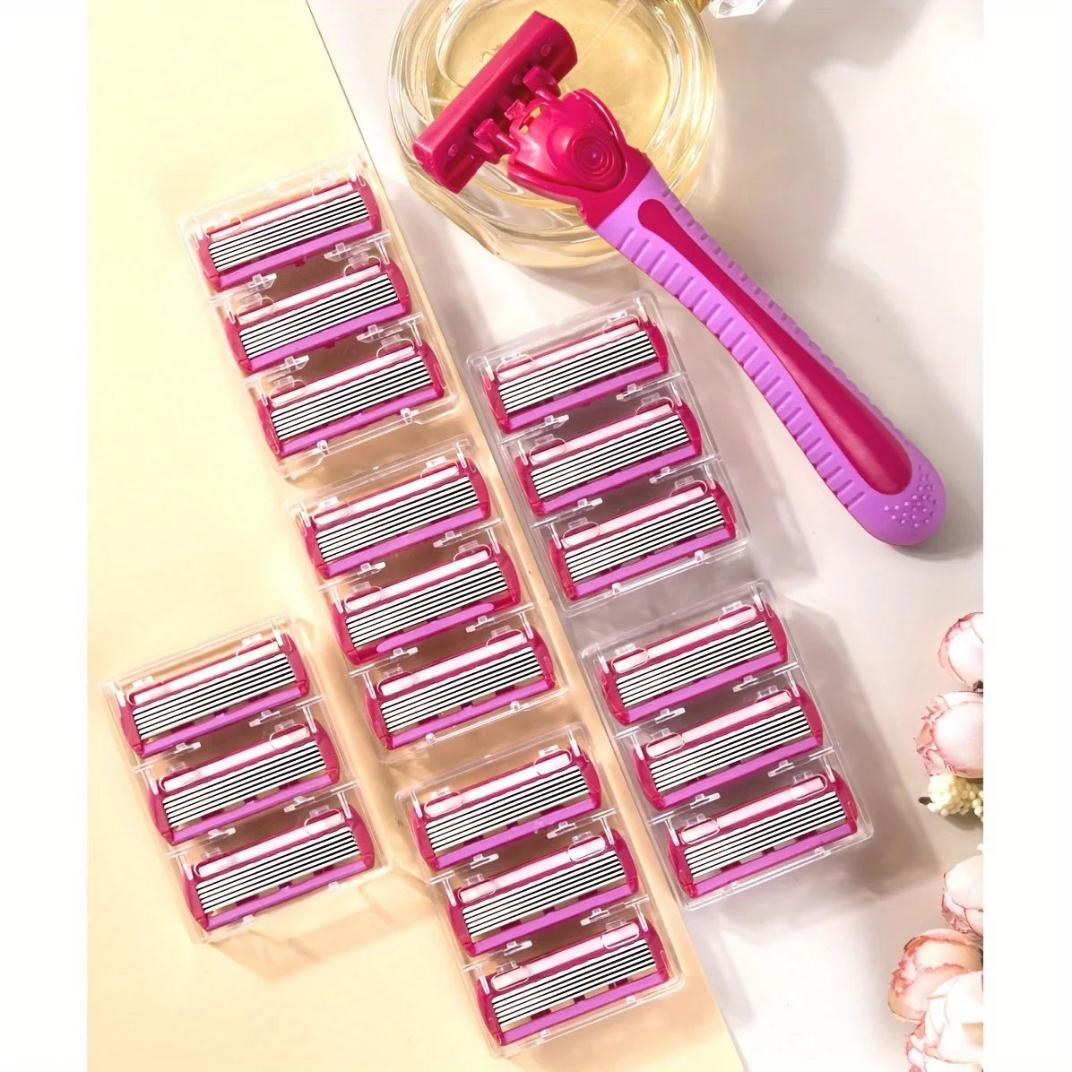 Women's 6-Blade Safety Razor – Bikini & Body Hair Shaver