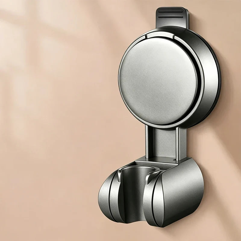No-Drill Suction Cup Shower Head Holder – Adjustable Bracket