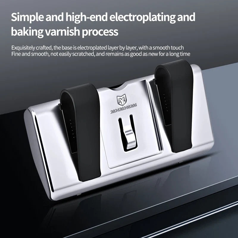 Magnetic Car Sun Visor Glasses Holder | Electroplated Case