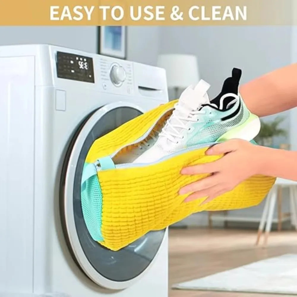 2-Pack Padded Shoe Laundry Bags – Washing Machine Protector